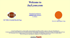 Desktop Screenshot of jaylyons.com